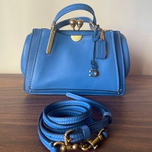 Coach Dreamer 21 Kisslock Mini in Baby Blue